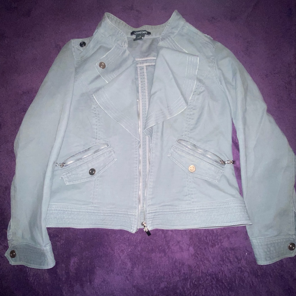 Luciano Dante Gray Washed Jacket.